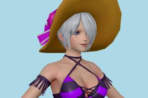 KOF Angel King-of-Fighters, kof, woman, female, people, human, xna, characters, rigged